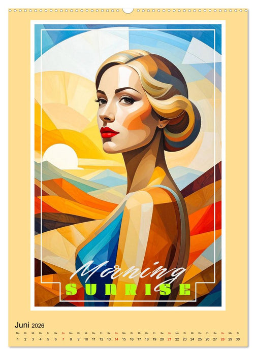 Art-Déco Vintage-Poster (CALVENDO Wandkalender 2026)