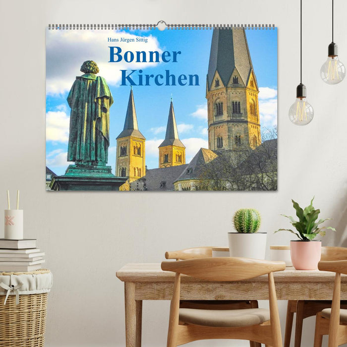 Bonner Kirchen (CALVENDO Wandkalender 2026)