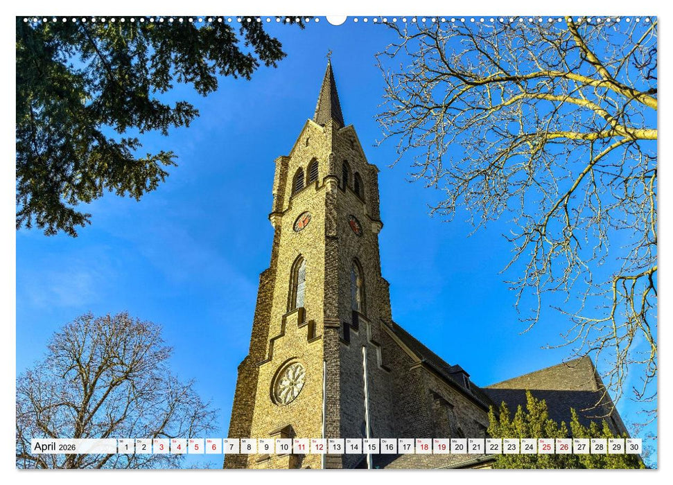 Bonner Kirchen (CALVENDO Premium Wandkalender 2026)