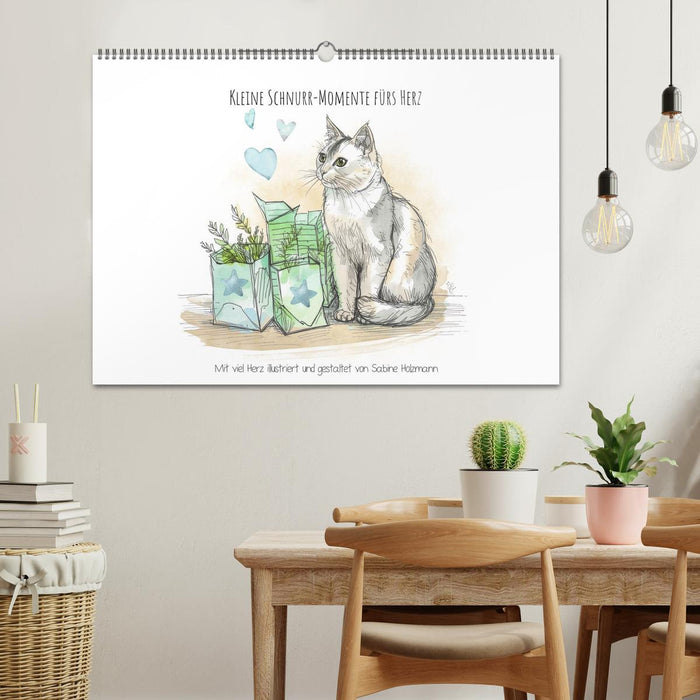 Kleine Schnurr-Momente fürs Herz (CALVENDO Wandkalender 2026)