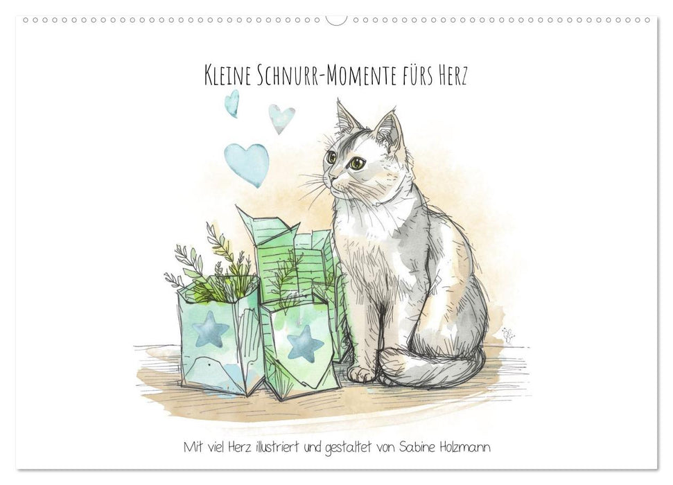 Kleine Schnurr-Momente fürs Herz (CALVENDO Wandkalender 2026)