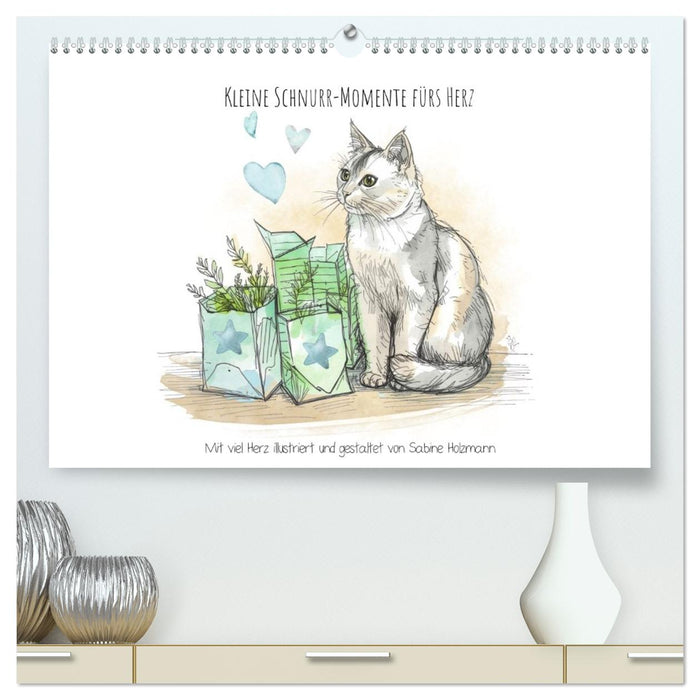 Kleine Schnurr-Momente fürs Herz (CALVENDO Premium Wandkalender 2026)