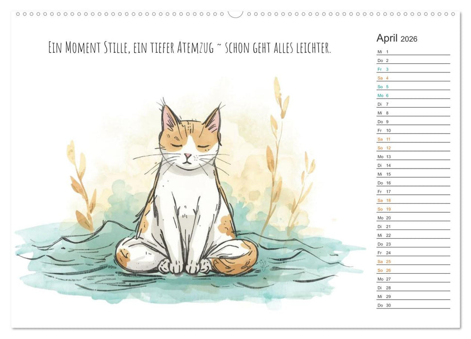 Kleine Schnurr-Momente fürs Herz (CALVENDO Premium Wandkalender 2026)