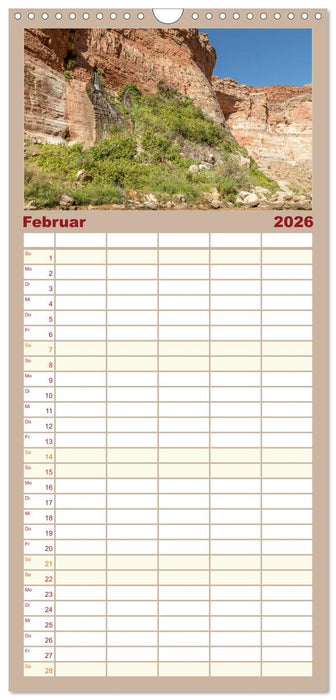 Colorado River Rafting im Grand Canyon (CALVENDO Familienplaner 2026)