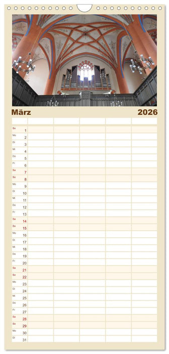 Fantastische Welt der Orgeln (CALVENDO Familienplaner 2026)