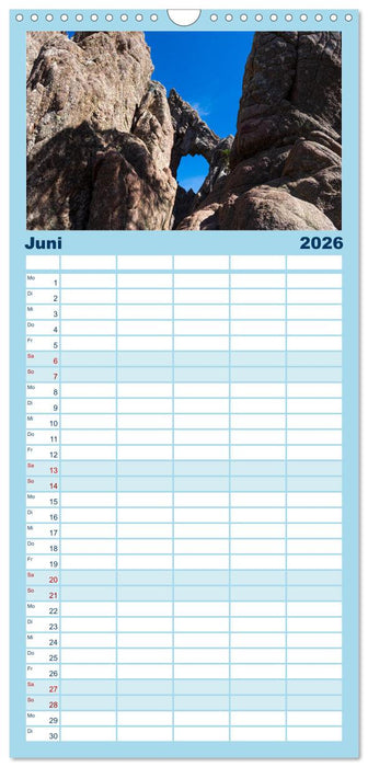 Korsika Wild und Frei (CALVENDO Familienplaner 2026)