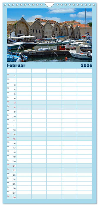 Kretas bezaubernder Norden (CALVENDO Familienplaner 2026)