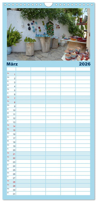 Kretas bezaubernder Norden (CALVENDO Familienplaner 2026)