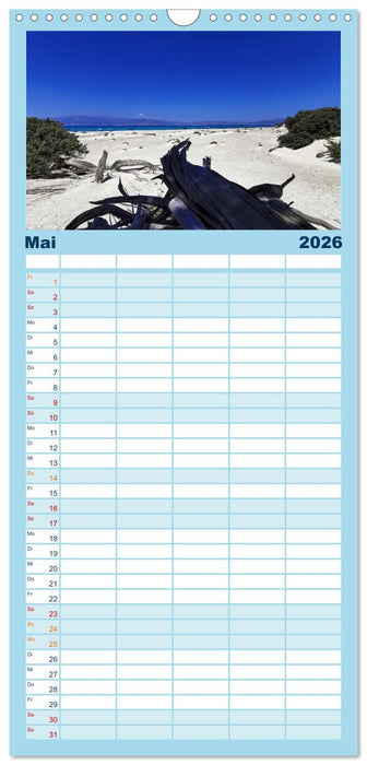 Kretas faszinierender Süden (CALVENDO Familienplaner 2026)