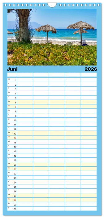 Kretas Wilder Westen (CALVENDO Familienplaner 2026)