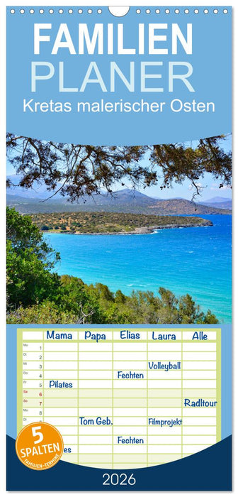 Kretas malerischer Osten (CALVENDO Familienplaner 2026)
