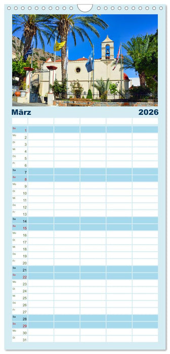 Kretas malerischer Osten (CALVENDO Familienplaner 2026)