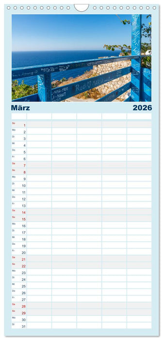 Karpathos - Malerische Insel in der Ägäis (CALVENDO Familienplaner 2026)