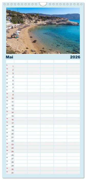 Karpathos - Malerische Insel in der Ägäis (CALVENDO Familienplaner 2026)