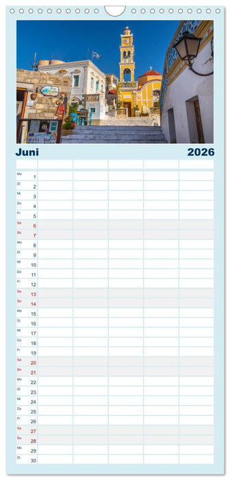 Karpathos - Malerische Insel in der Ägäis (CALVENDO Familienplaner 2026)