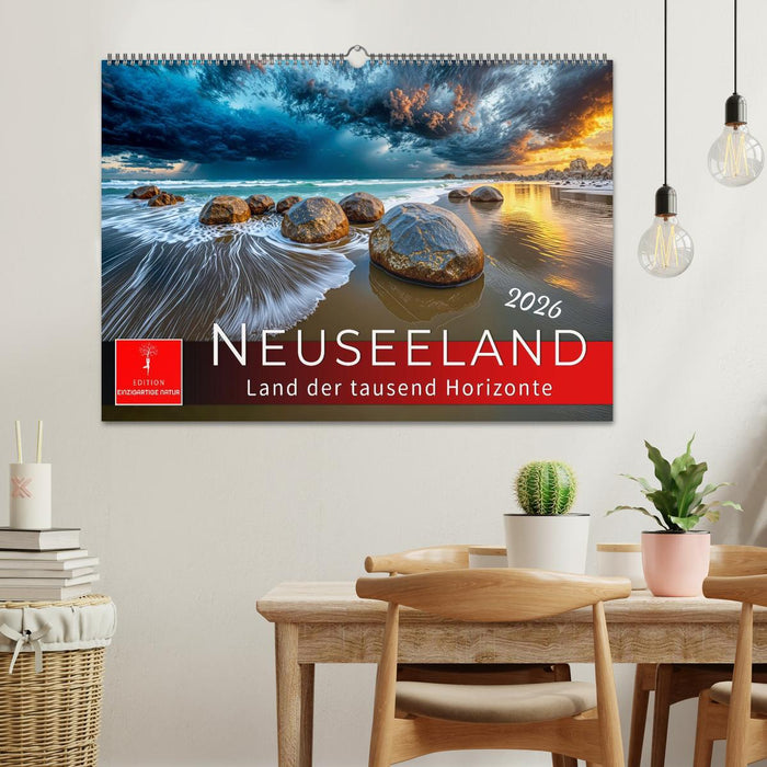 Neuseeland - Land der tausend Horizonte (CALVENDO Wandkalender 2026)