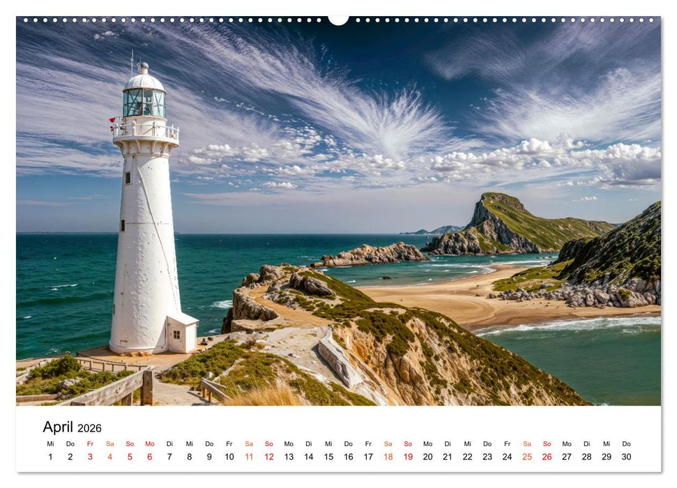 Neuseeland - Land der tausend Horizonte (CALVENDO Wandkalender 2026)