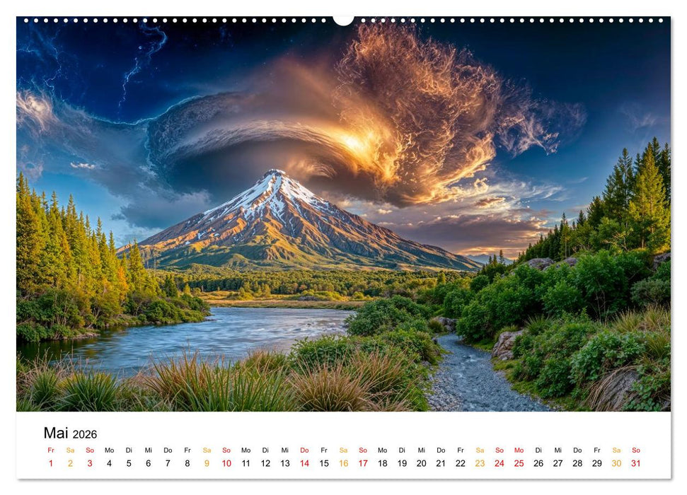 Neuseeland - Land der tausend Horizonte (CALVENDO Wandkalender 2026)