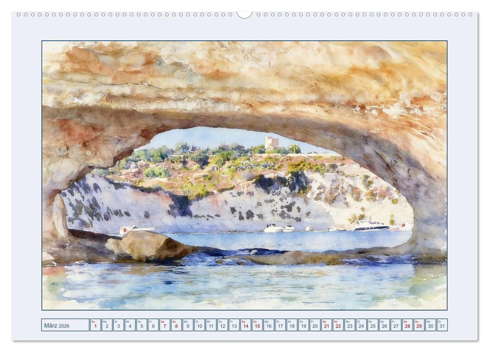 Malta - Perle im südlichen Mittelmeer (CALVENDO Wandkalender 2026)