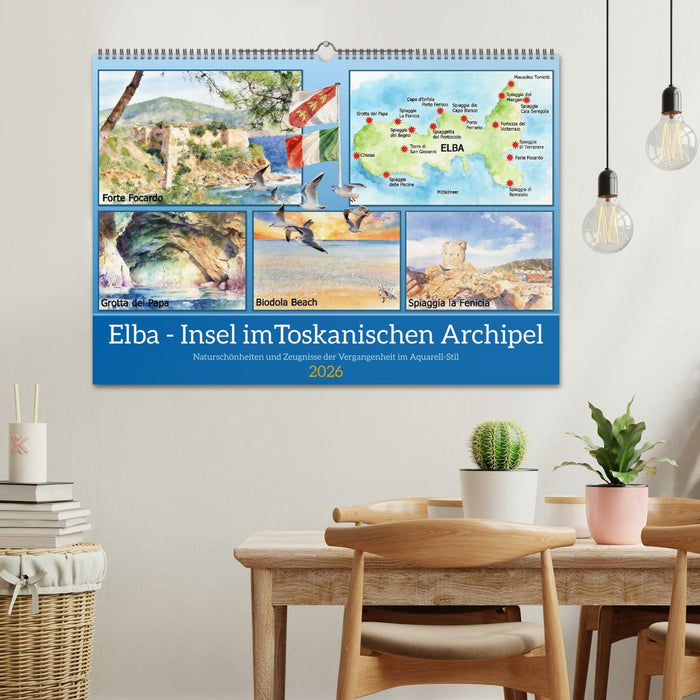 Elba - Insel imToskanischen Archipel (CALVENDO Wandkalender 2026)