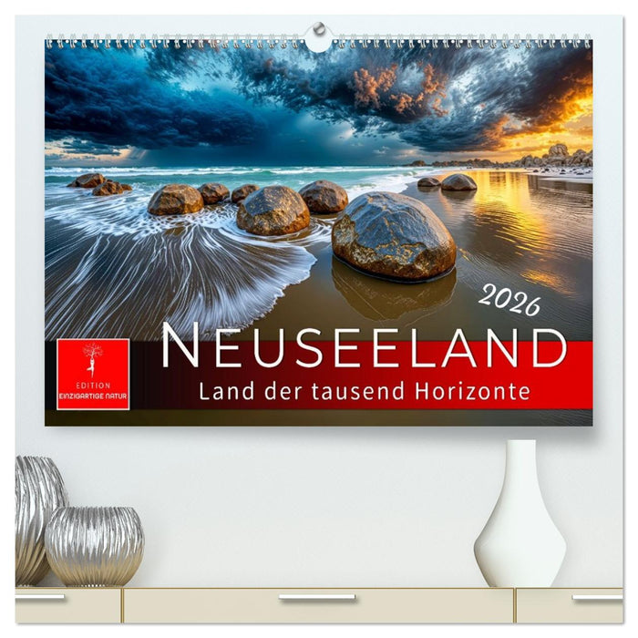 Neuseeland - Land der tausend Horizonte (CALVENDO Premium Wandkalender 2026)