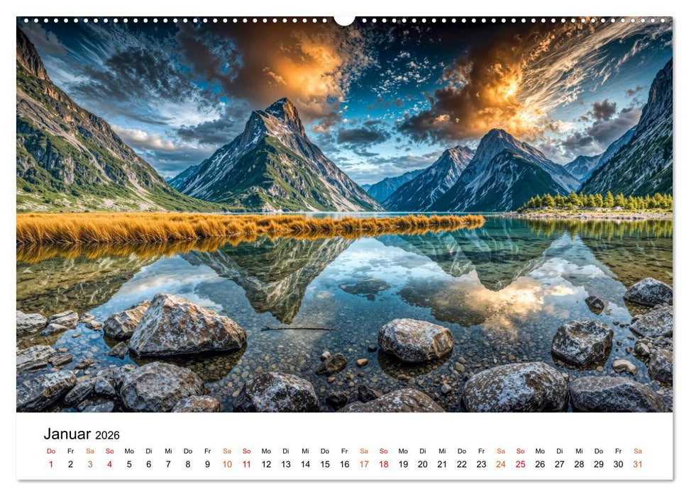 Neuseeland - Land der tausend Horizonte (CALVENDO Premium Wandkalender 2026)