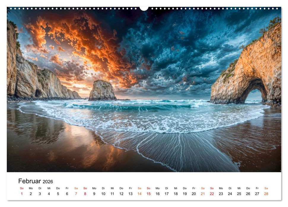 Neuseeland - Land der tausend Horizonte (CALVENDO Premium Wandkalender 2026)
