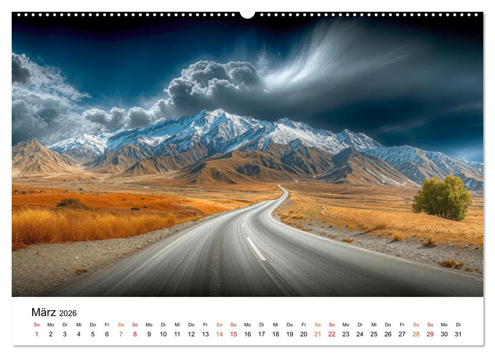 Neuseeland - Land der tausend Horizonte (CALVENDO Premium Wandkalender 2026)
