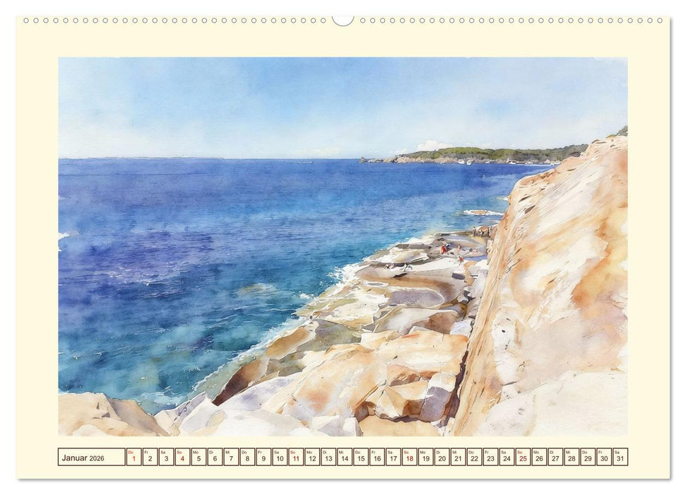 Elba - Insel imToskanischen Archipel (CALVENDO Premium Wandkalender 2026)