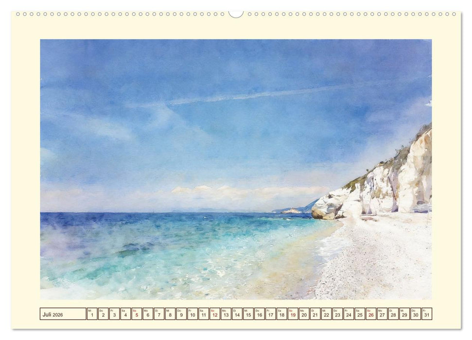 Elba - Insel imToskanischen Archipel (CALVENDO Premium Wandkalender 2026)