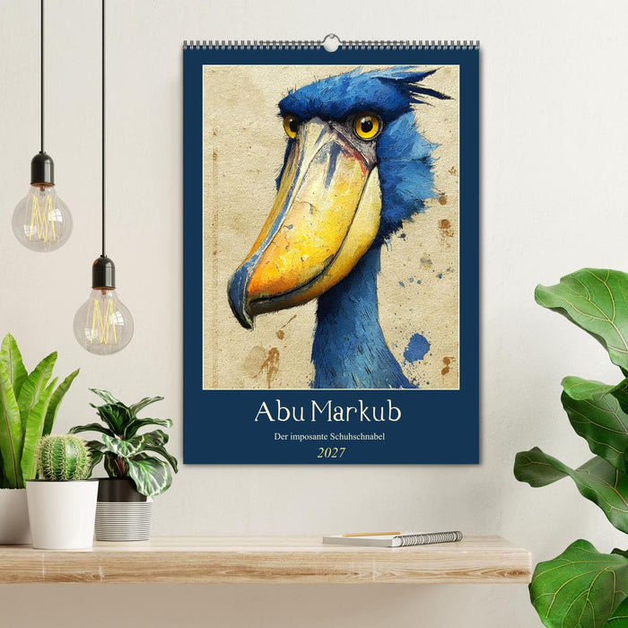 Abu Markub. Der imposante Schuhschnabel (CALVENDO Wandkalender 2027)