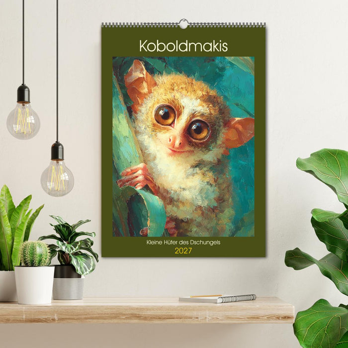 Koboldmakis. Kleine Hüter des Dschungels (CALVENDO Wandkalender 2027)