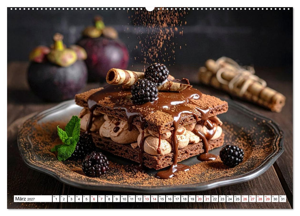 Schokoladen Träume (CALVENDO Premium Wandkalender 2027)