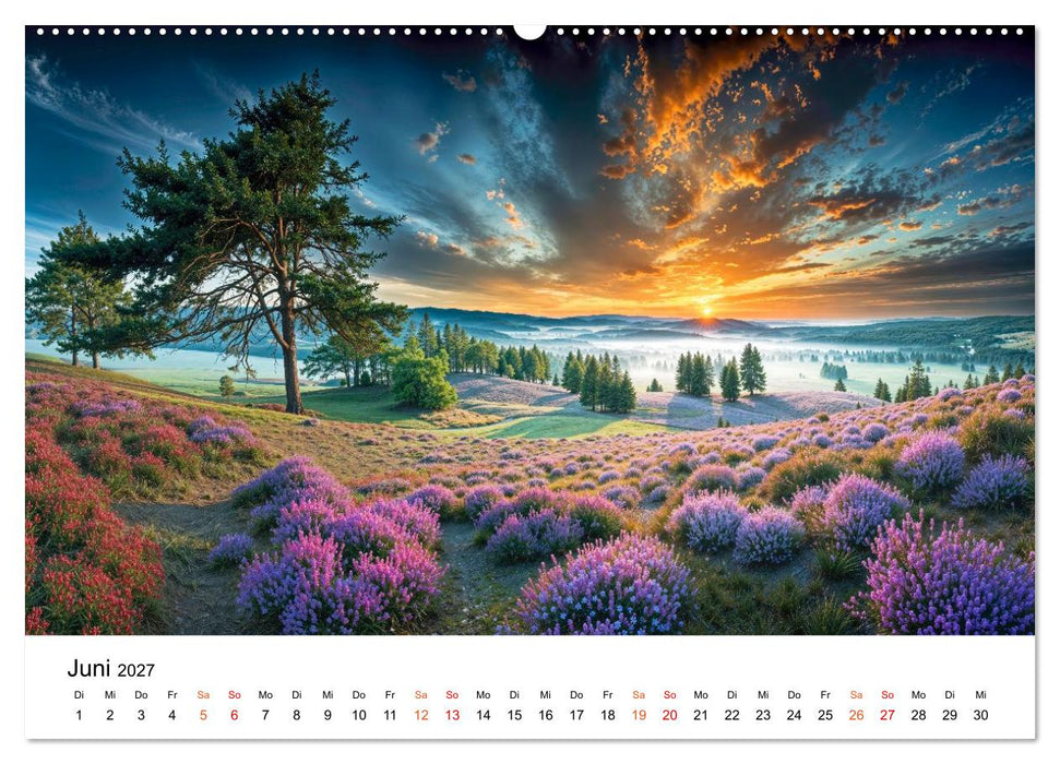 Deutschland - zwischen Bergen und Meeren (CALVENDO Wandkalender 2027)
