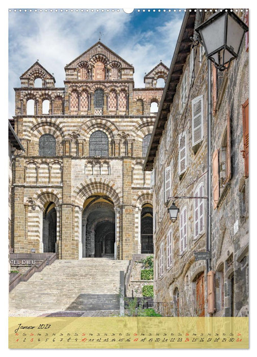 Le puy en Velay, Station am Jakobsweg (CALVENDO Wandkalender 2027)