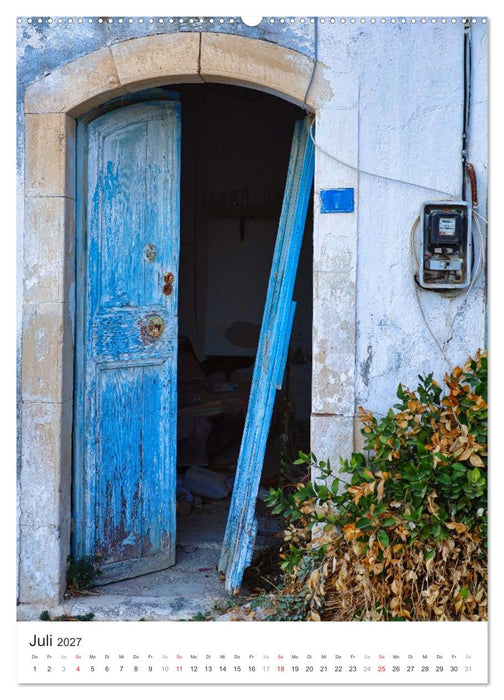 Kreta, deine Türen (CALVENDO Premium Wandkalender 2027)