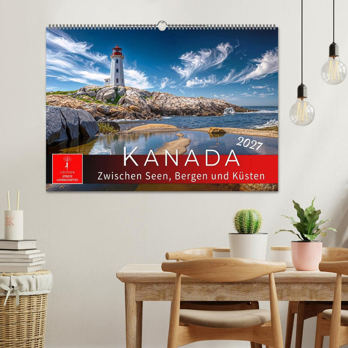 Kanada - zwischen Seen, Bergen und Küsten (CALVENDO Wandkalender 2027)