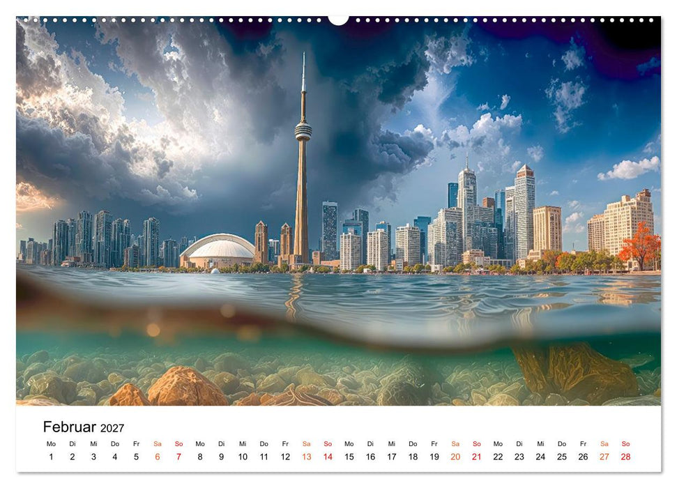 Kanada - zwischen Seen, Bergen und Küsten (CALVENDO Wandkalender 2027)