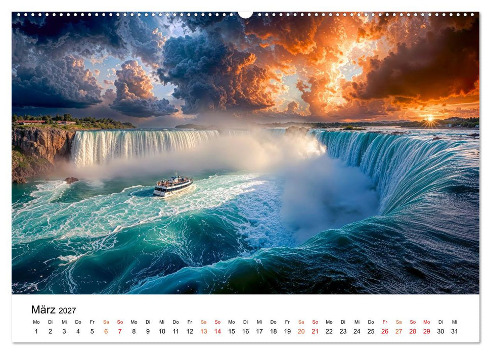 Kanada - zwischen Seen, Bergen und Küsten (CALVENDO Wandkalender 2027)