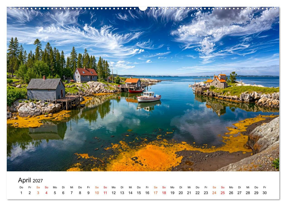 Kanada - zwischen Seen, Bergen und Küsten (CALVENDO Wandkalender 2027)