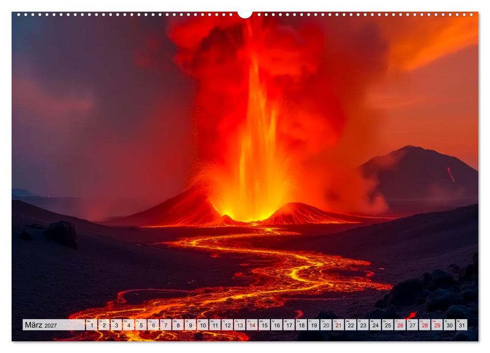 Naturgewalten - Ungezähmt und Unaufhaltsam (CALVENDO Premium Wandkalender 2027)