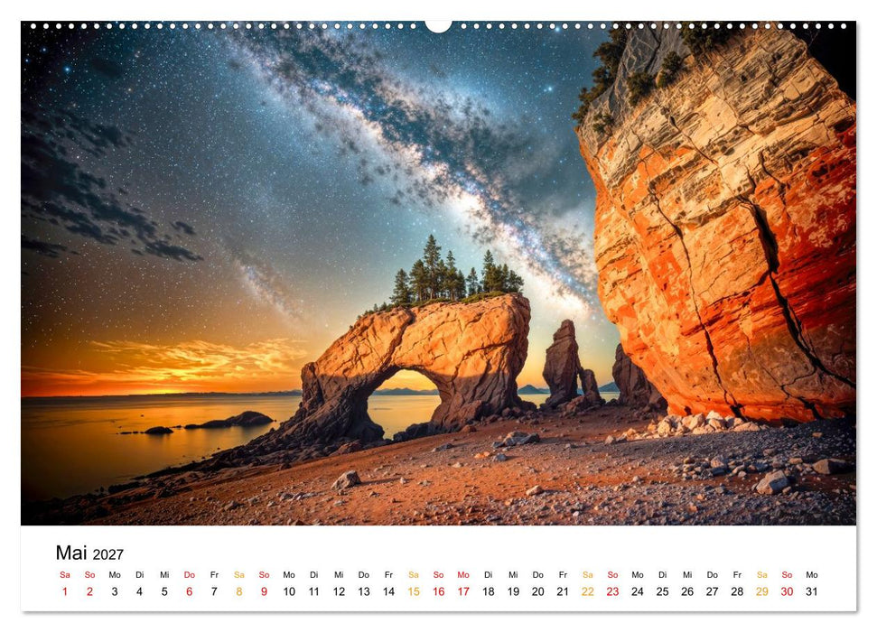 Kanada - zwischen Seen, Bergen und Küsten (CALVENDO Premium Wandkalender 2027)