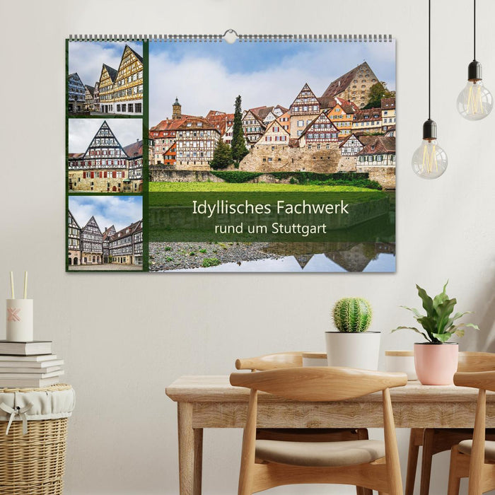 Idyllisches Fachwerk rund um Stuttgart (CALVENDO Wandkalender 2027)