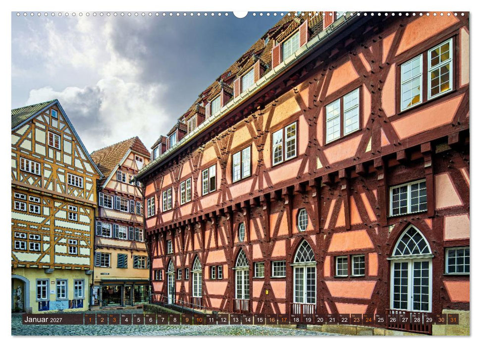Idyllisches Fachwerk rund um Stuttgart (CALVENDO Wandkalender 2027)
