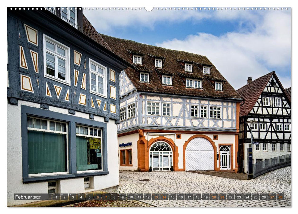 Idyllisches Fachwerk rund um Stuttgart (CALVENDO Premium Wandkalender 2027)