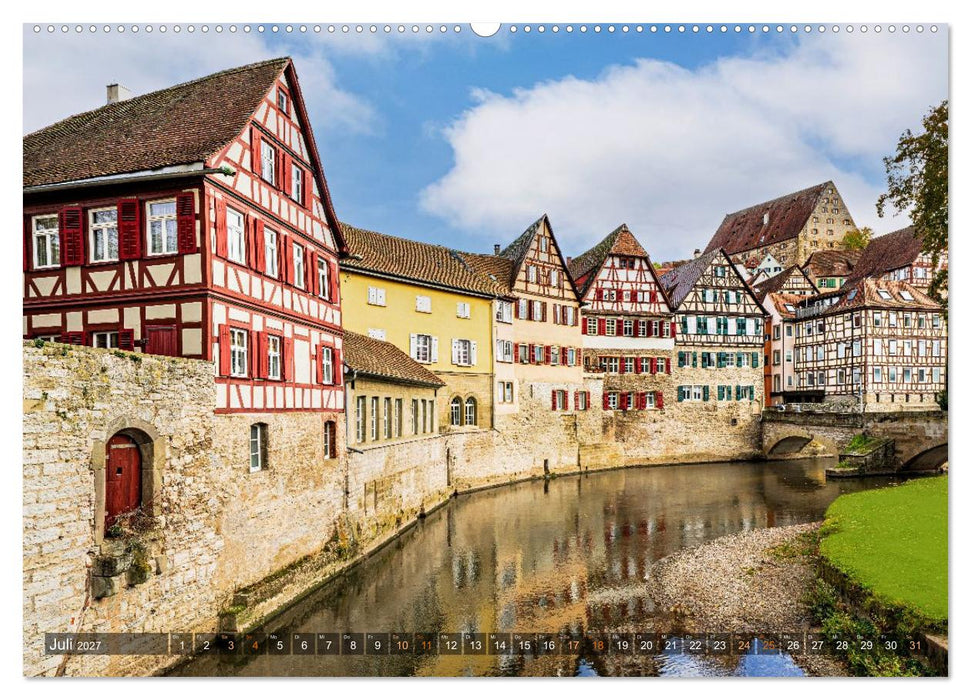 Idyllisches Fachwerk rund um Stuttgart (CALVENDO Premium Wandkalender 2027)