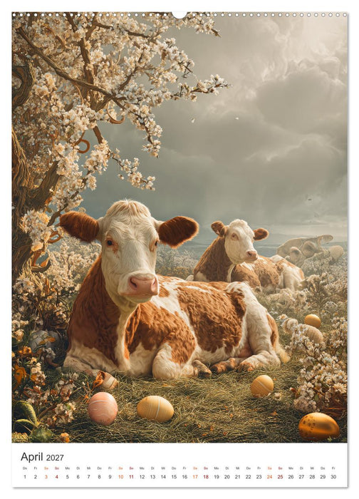 Die Liebe zur Kuh (CALVENDO Wandkalender 2027)