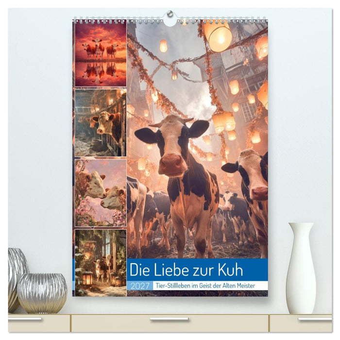Die Liebe zur Kuh (CALVENDO Premium Wandkalender 2027)