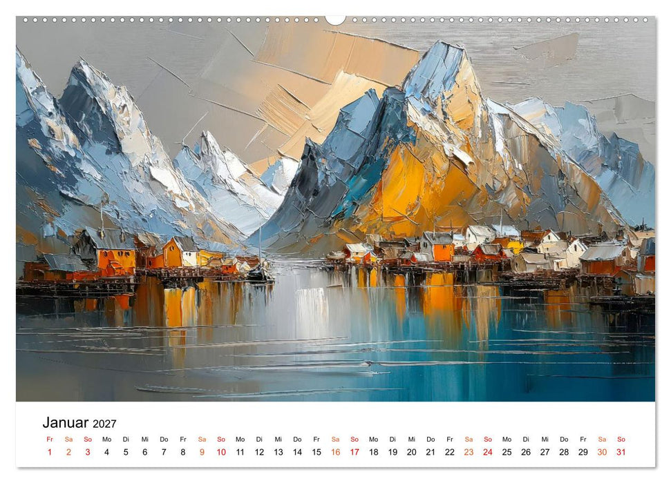 Europa Eleganz - Premium Edition (CALVENDO Wandkalender 2027)