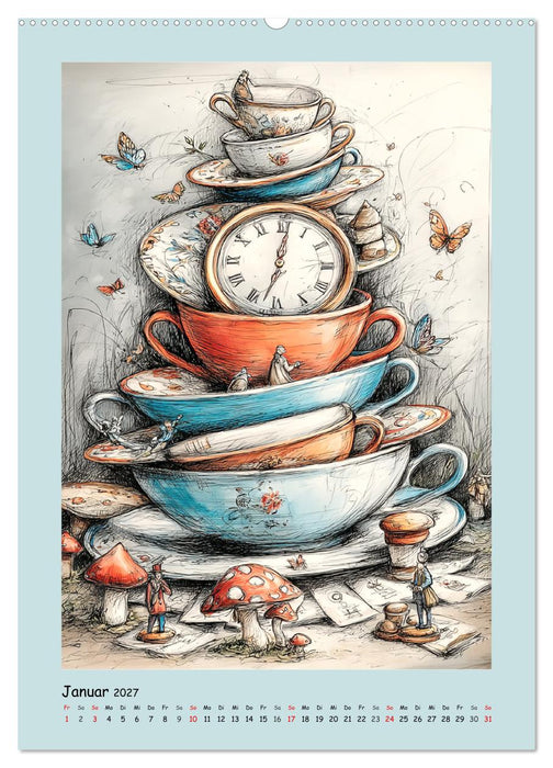 Kleine Wunder. Fantasie zwischen Zeit, Herz und Poesie (CALVENDO Wandkalender 2027)